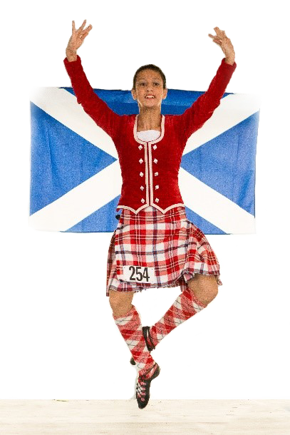 girl dancing highland dance